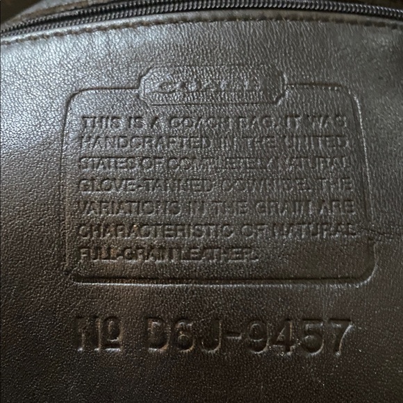 Vintage Coach 9457 Chelsea Slim Crossbody Purse Black Leather pristine - Picture 2 of 10